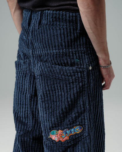 Wizard. 24". 2 Wale Corduroy. Navy.