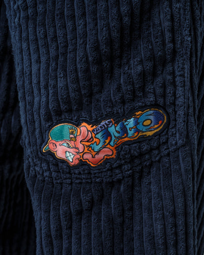 Wizard. 24". 2 Wale Corduroy. Navy.