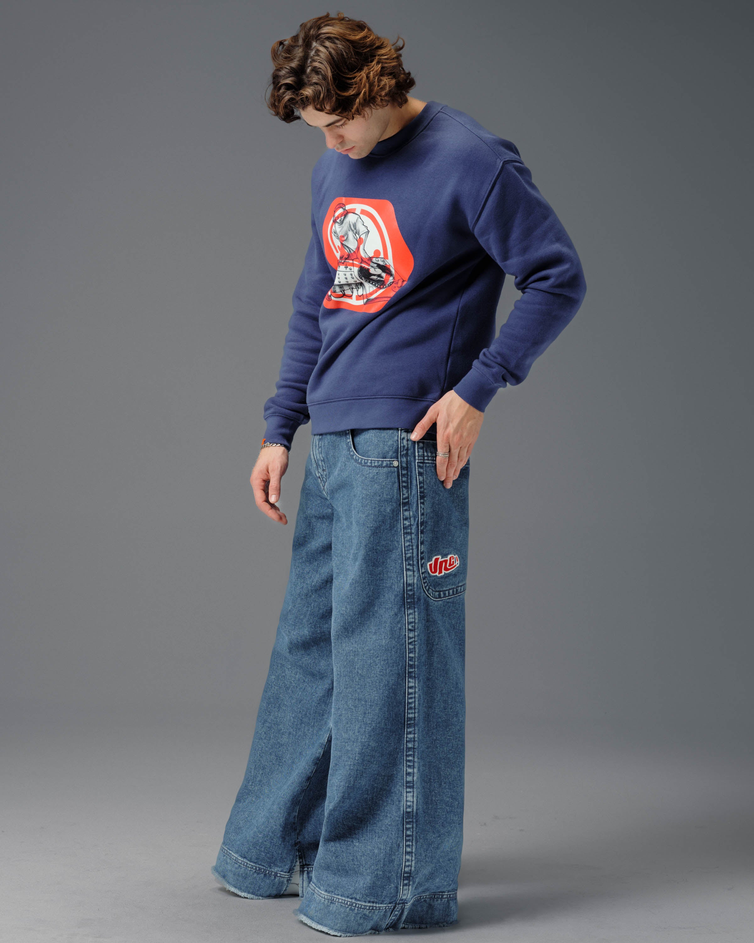 Destroyer Jeans. 32” Wide Leg. Dark Stone. – JNCO Los Angeles