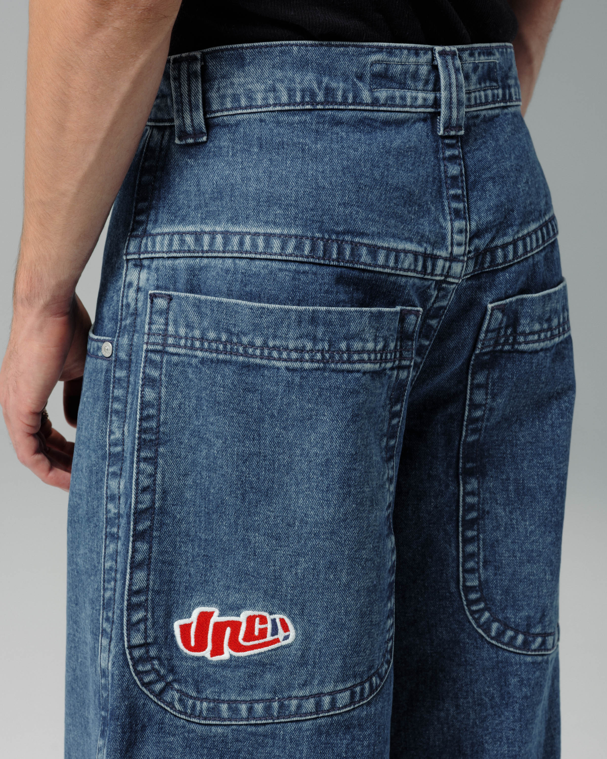 Destroyer Jeans. 32” Wide Leg. Dark Stone. – JNCO Los Angeles
