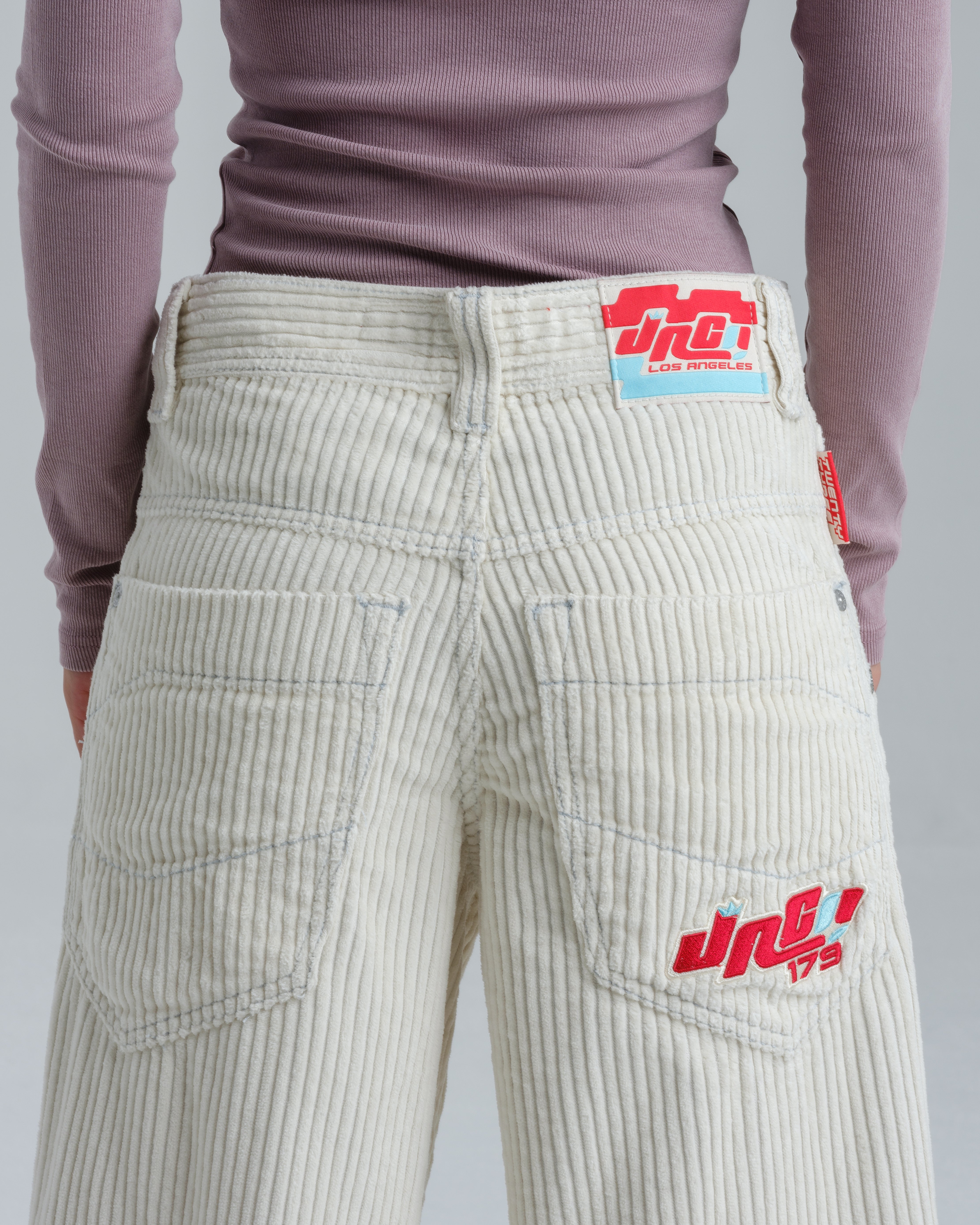 Navy Blue Cotton Corduroy Pants | He Spoke Style