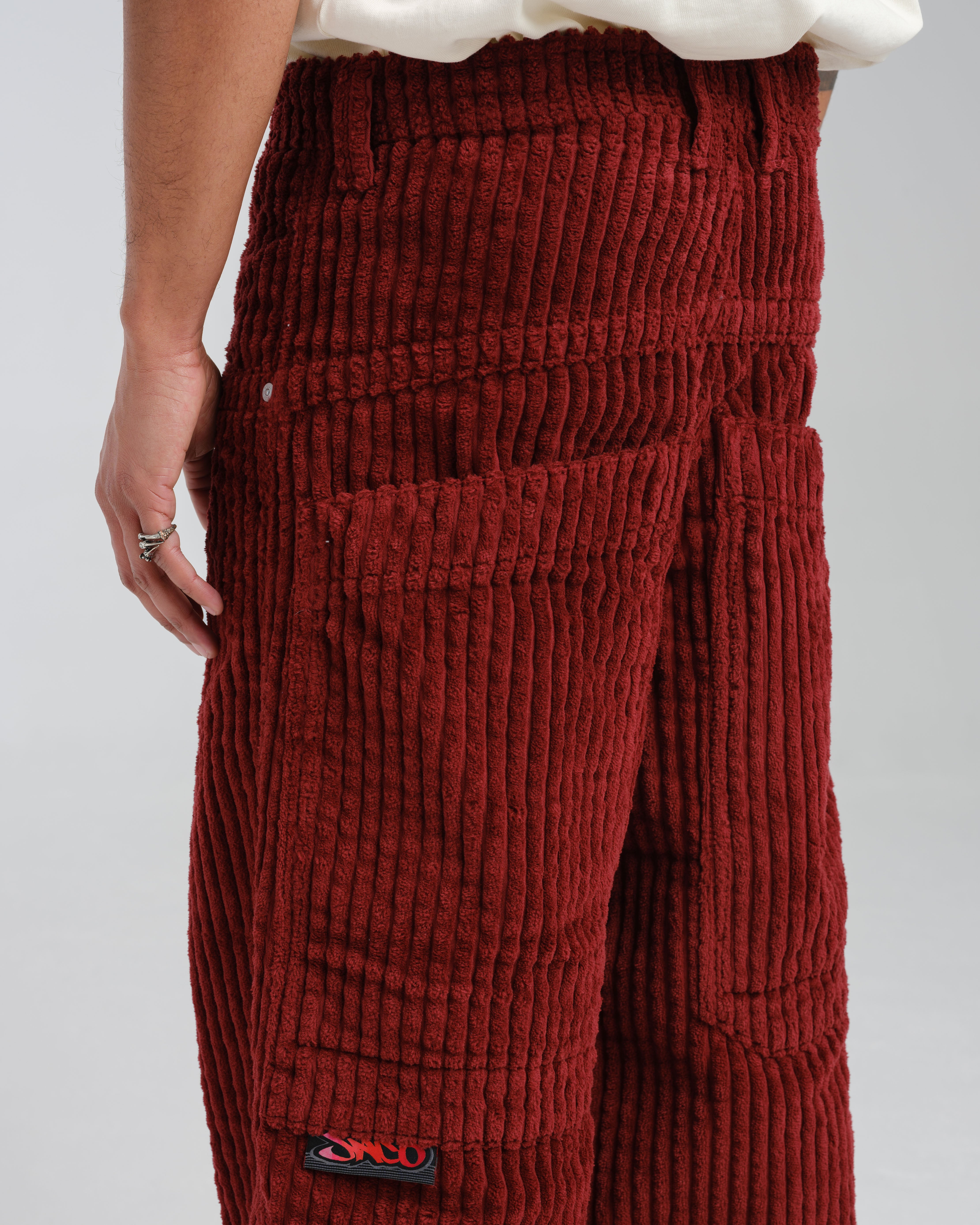 Rollin. 26". 2 Wale Corduroy. Burgundy.