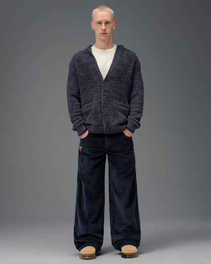 179 Pipes. 23". 4 Wale Corduroy. Navy.