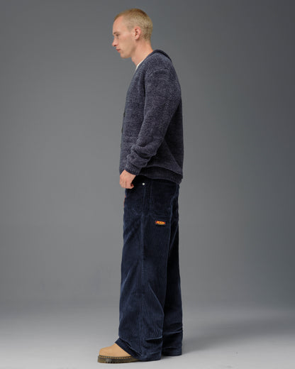 179 Pipes. 23". 4 Wale Corduroy. Navy.