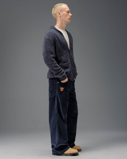 179 Pipes. 23". 4 Wale Corduroy. Navy.