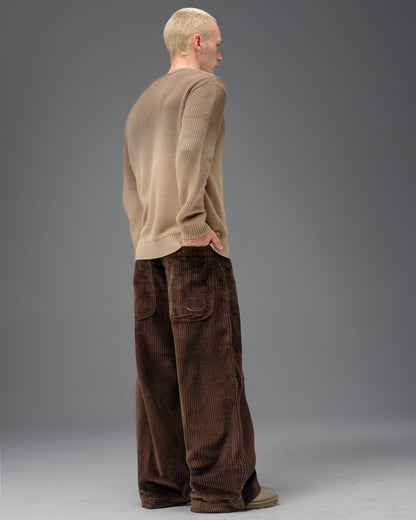 101 Twin Cannon. 26". 4 Wale Corduroy. Java Brown.