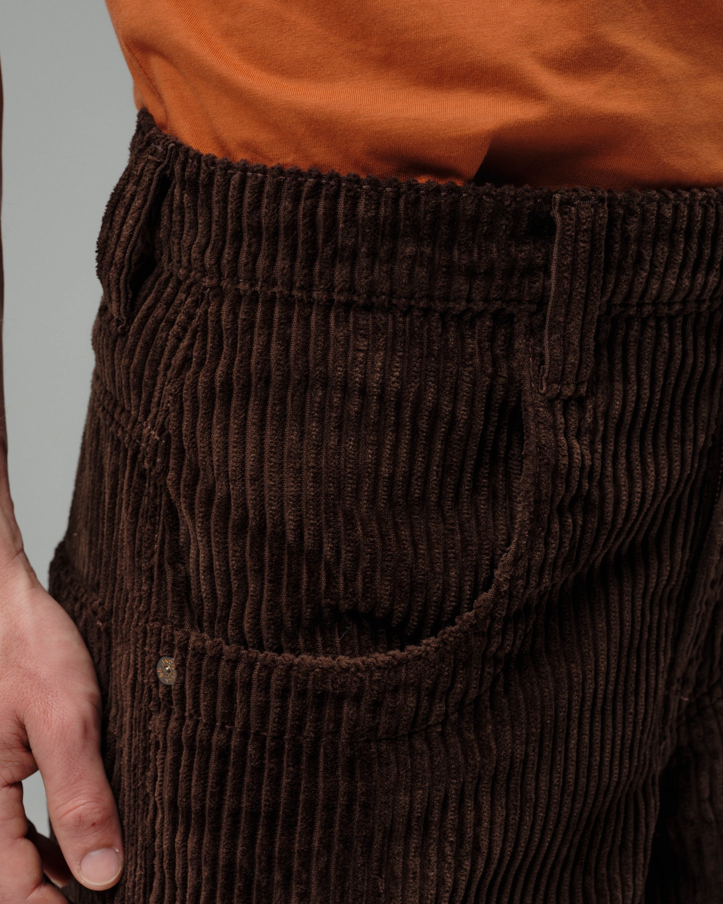 101 Twin Cannon. 26". 4 Wale Corduroy. Java Brown.