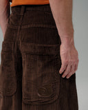 101 Twin Cannon. 26". 4 Wale Corduroy. Java Brown.