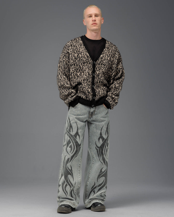 Flame Karatz. 23". Black Vintage.