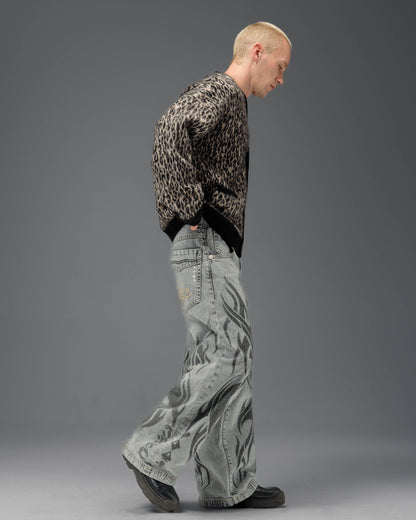 Flame Karatz. 23". Black Vintage.