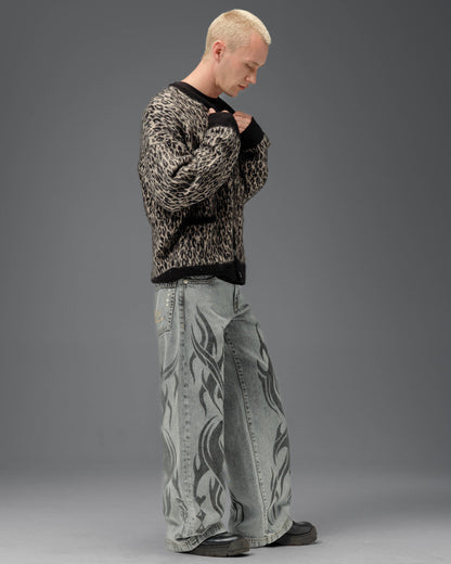 Flame Karatz. 23". Black Vintage.