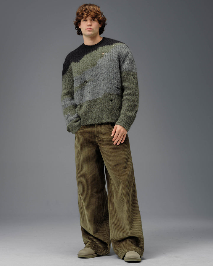 101 Twin Cannon. 26". 4 Wale Corduroy. Moss. NEW