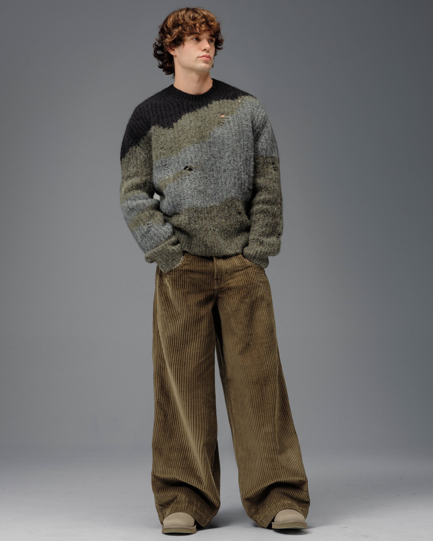 101 Twin Cannon. 26". 4 Wale Corduroy. Moss. NEW