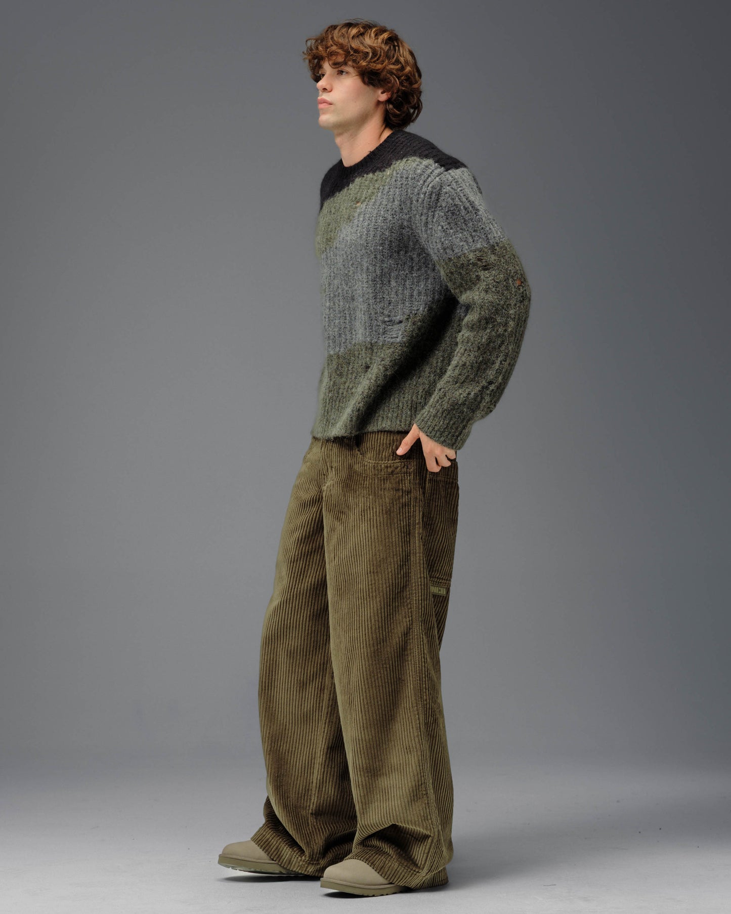 101 Twin Cannon. 26". 4 Wale Corduroy. Moss. NEW