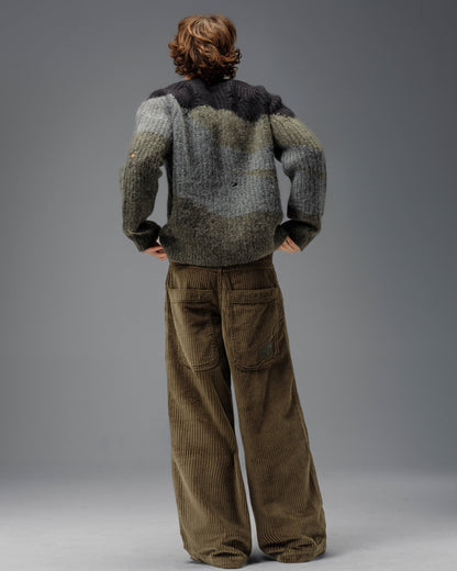 101 Twin Cannon. 26". 4 Wale Corduroy. Moss. NEW