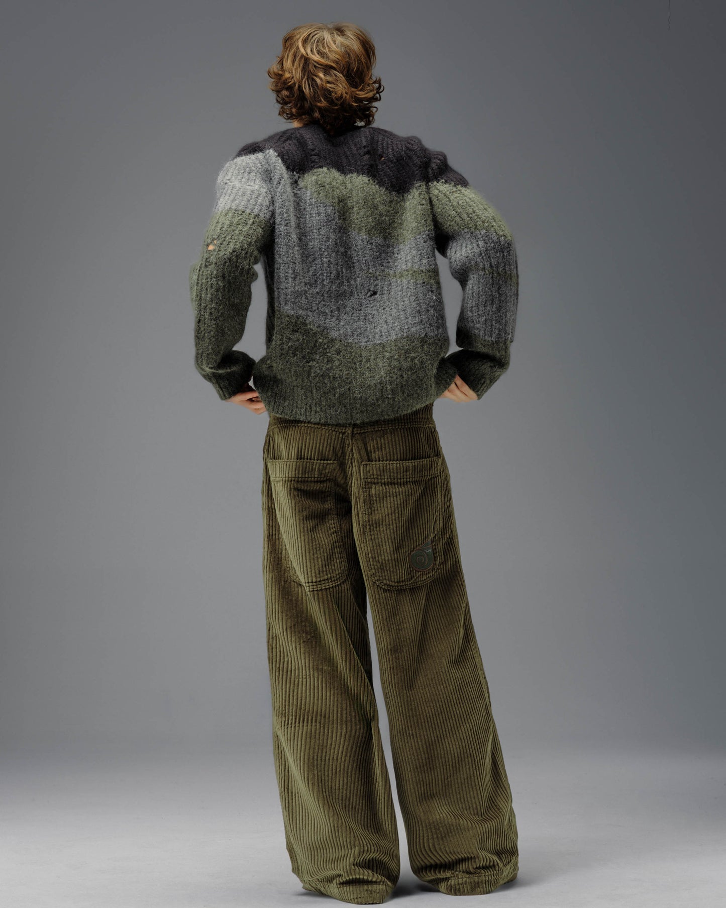 101 Twin Cannon. 26". 4 Wale Corduroy. Moss. NEW