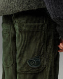 101 Twin Cannon. 26". 4 Wale Corduroy. Moss. NEW