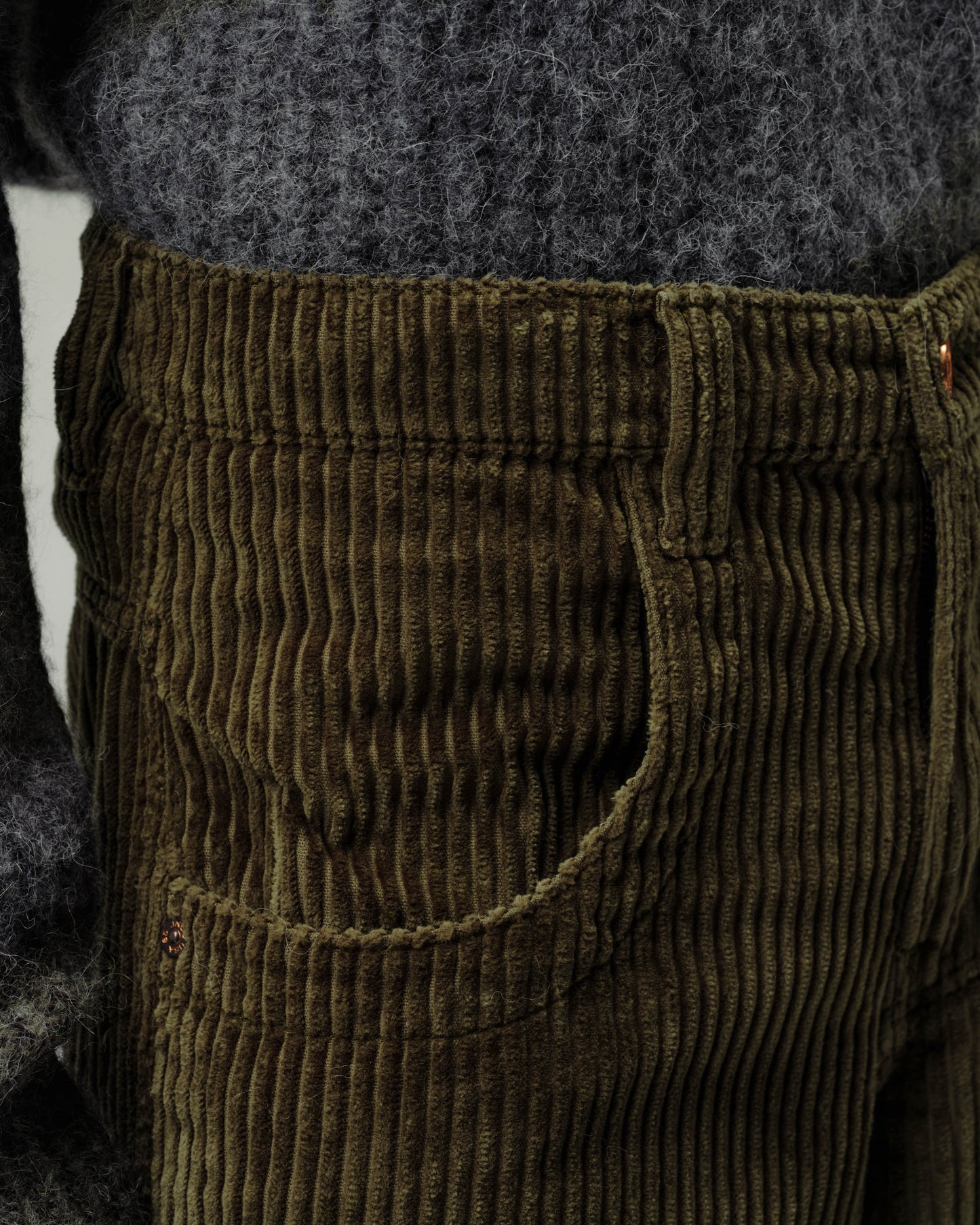 101 Twin Cannon. 26". 4 Wale Corduroy. Moss. NEW