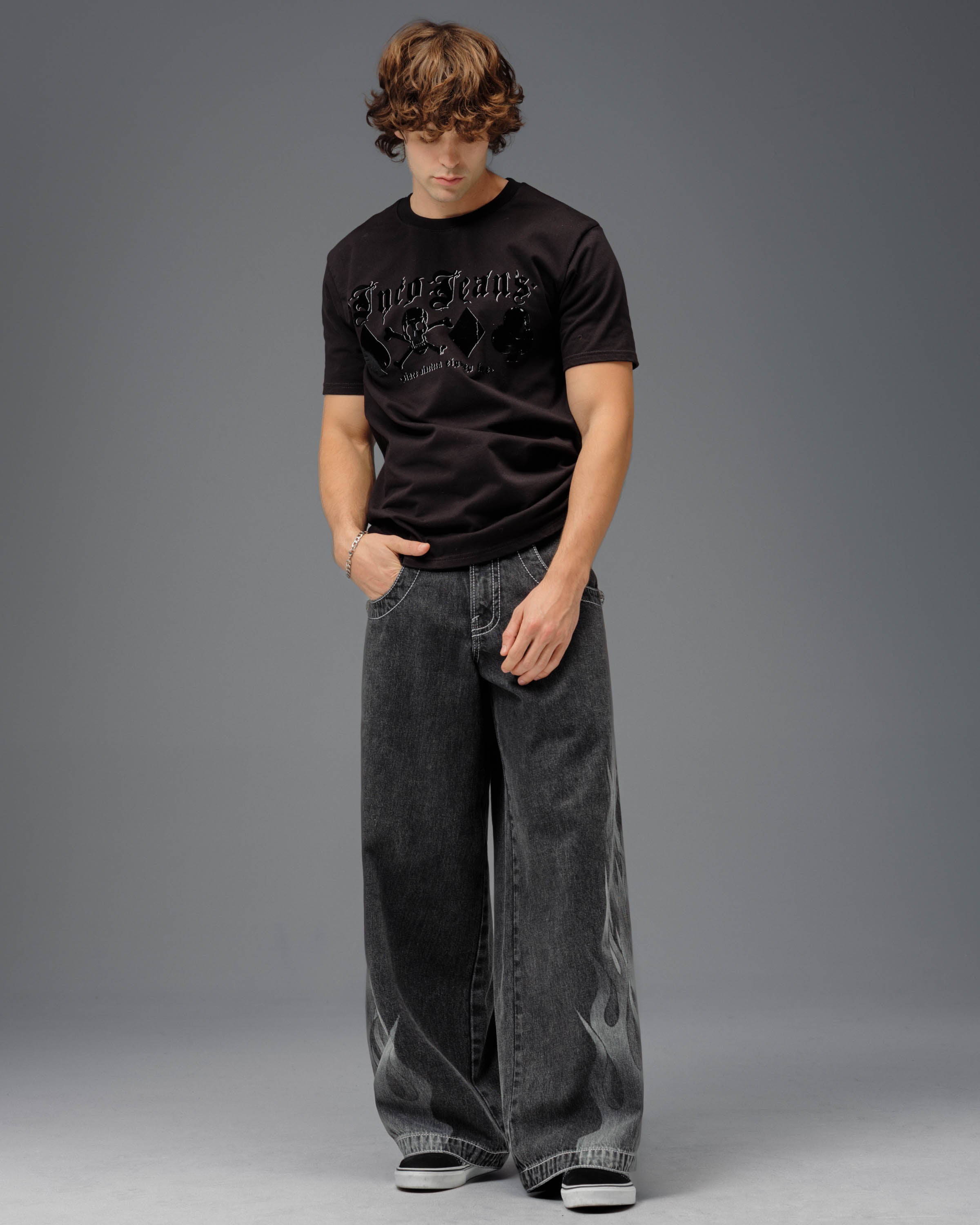 J*5様 JNCO JEANS 刺繍デニムパンツ オークション形式 今昔-KON-JAKU- 火樹銀花 総刺繍 和柄 デニム パンツ （ KJ-29241