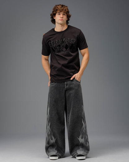 Flame Hellfire. 26". Black Vintage.