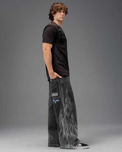 Flame Hellfire. 26". Black Vintage.