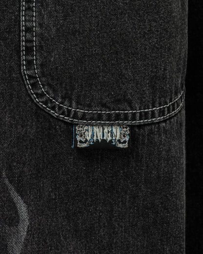 Flame Hellfire. 26". Black Vintage.