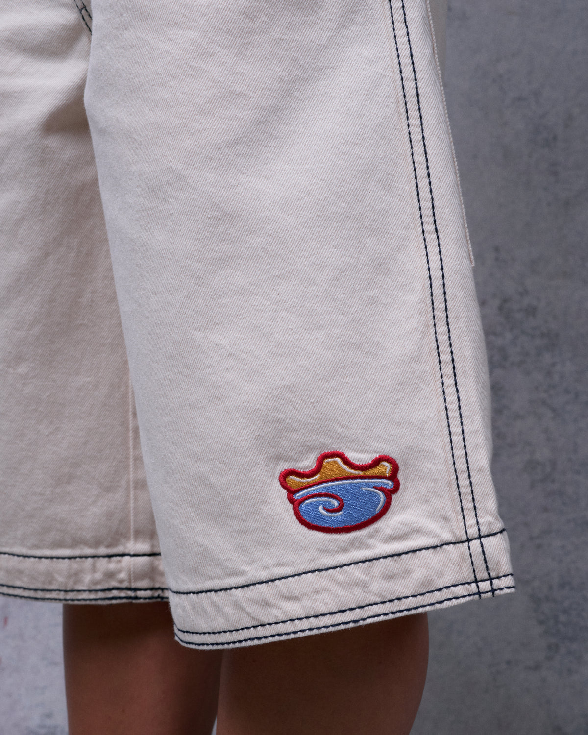 W King Shorts. 14" Inseam. Natural.