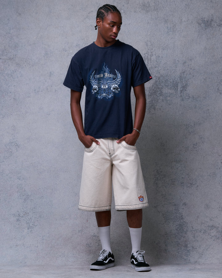 King Shorts. 14". Natural.