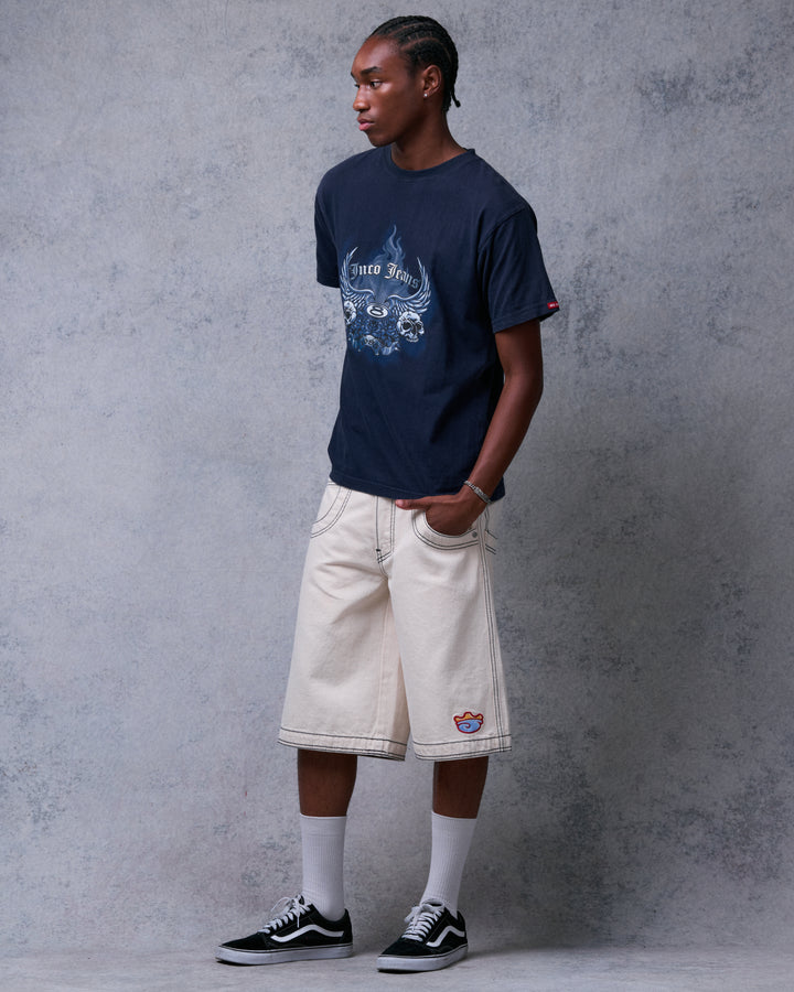 King Shorts. 14". Natural.