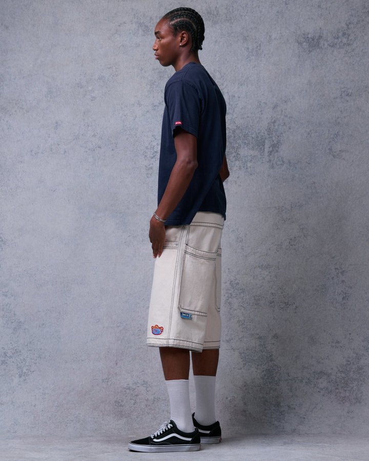King Shorts. 14". Natural.