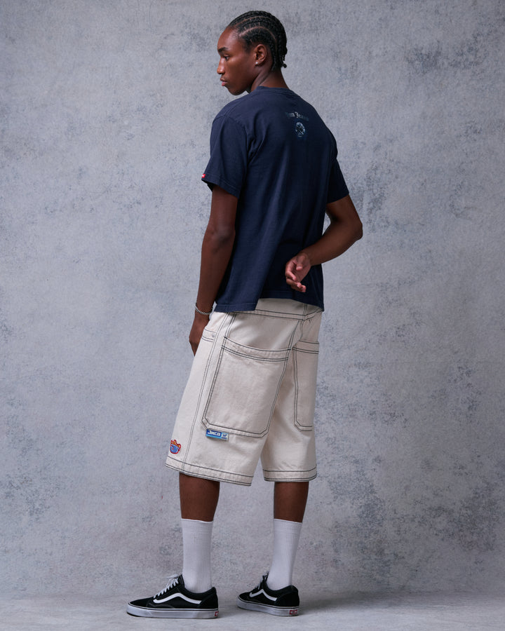 King Shorts. 14". Natural.