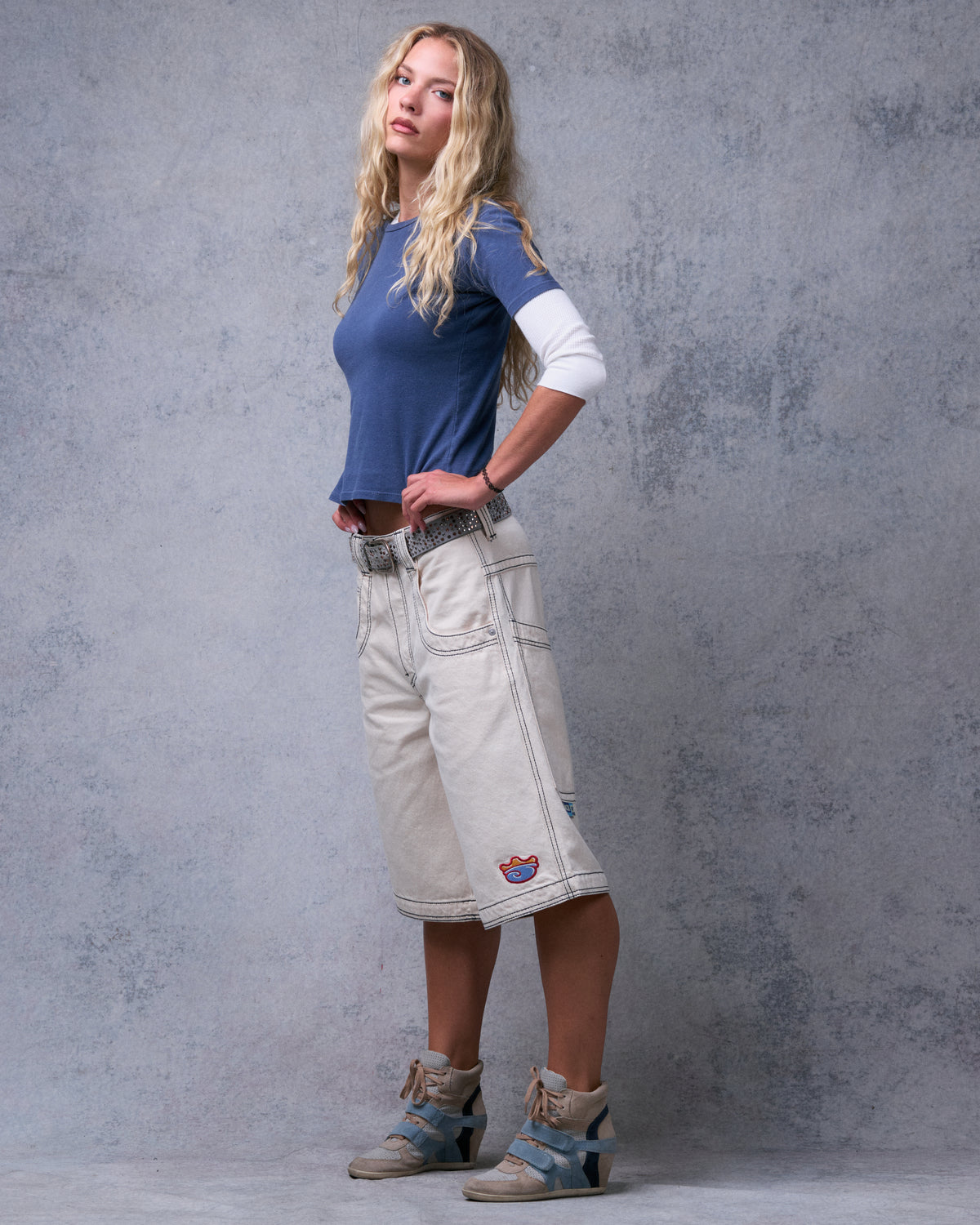 W King Shorts. 14" Inseam. Natural.