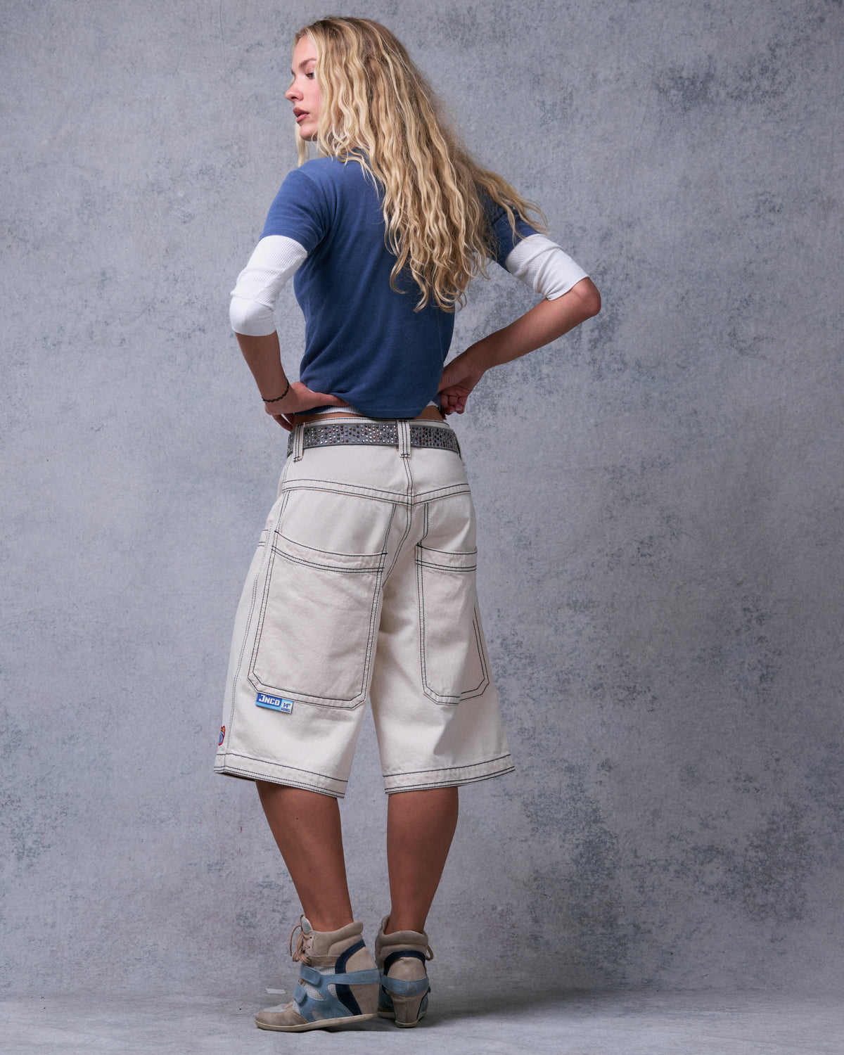 W King Shorts. 14" Inseam. Natural.