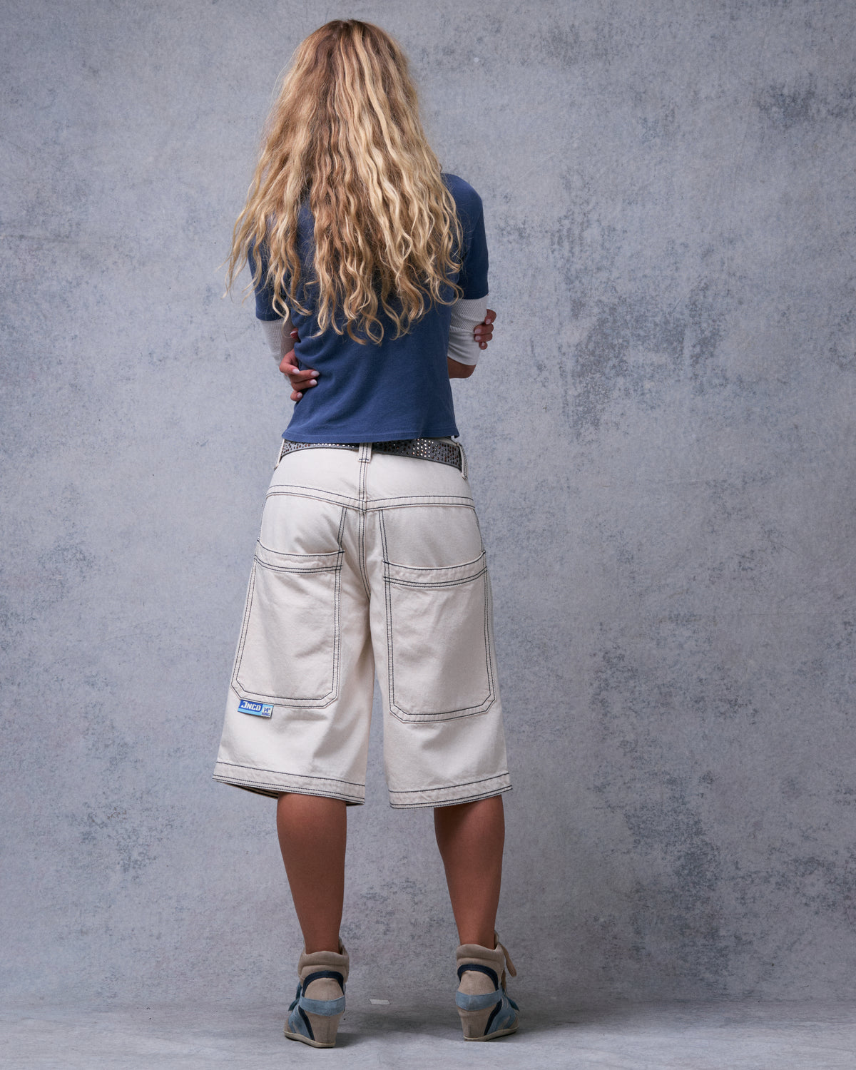 W King Shorts. 14" Inseam. Natural.