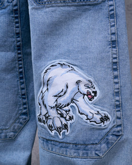 Polar Bear. 28". Vintage Stone.
