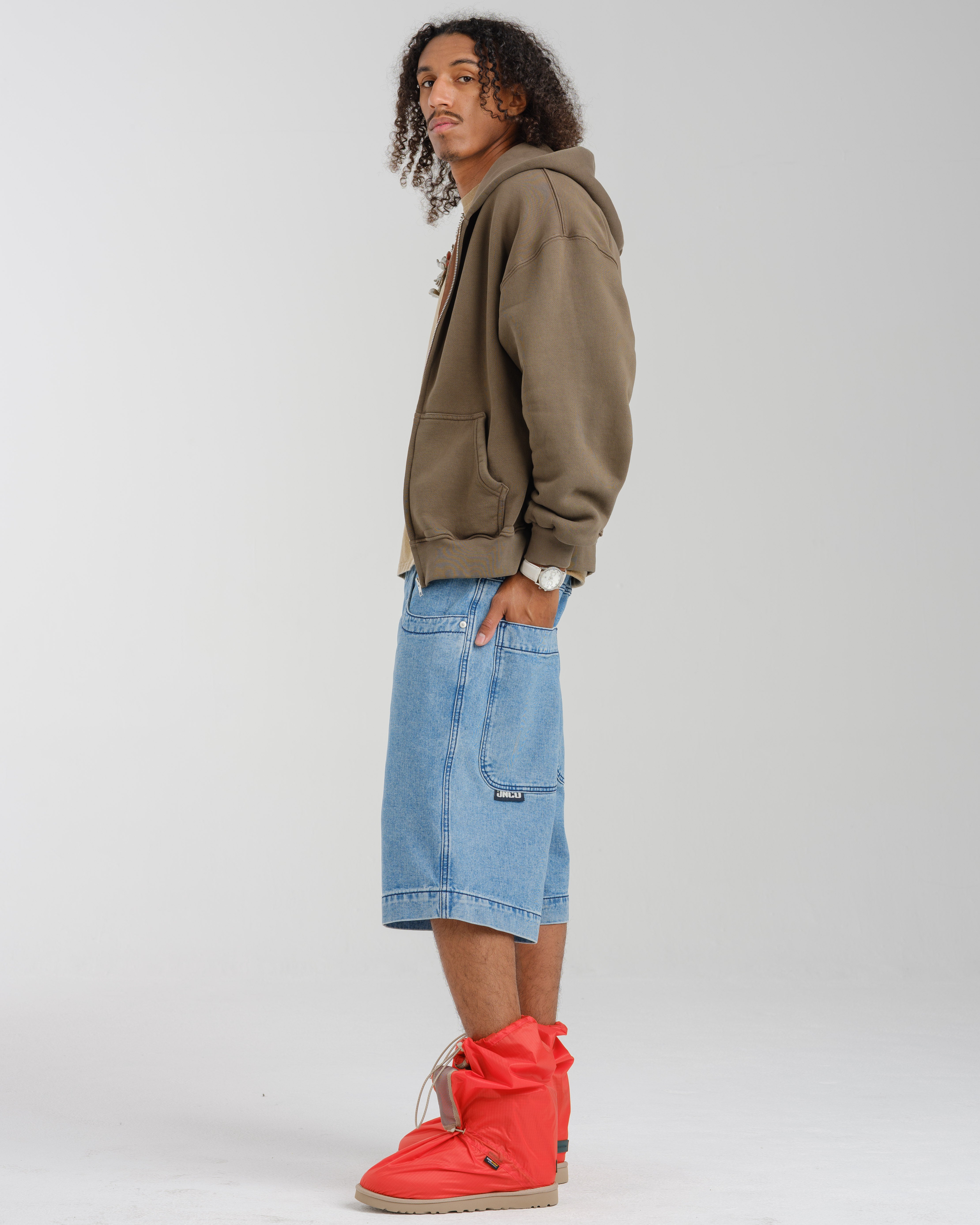 101 Twin Cannon Shorts. 14" Inseam. Antique.
