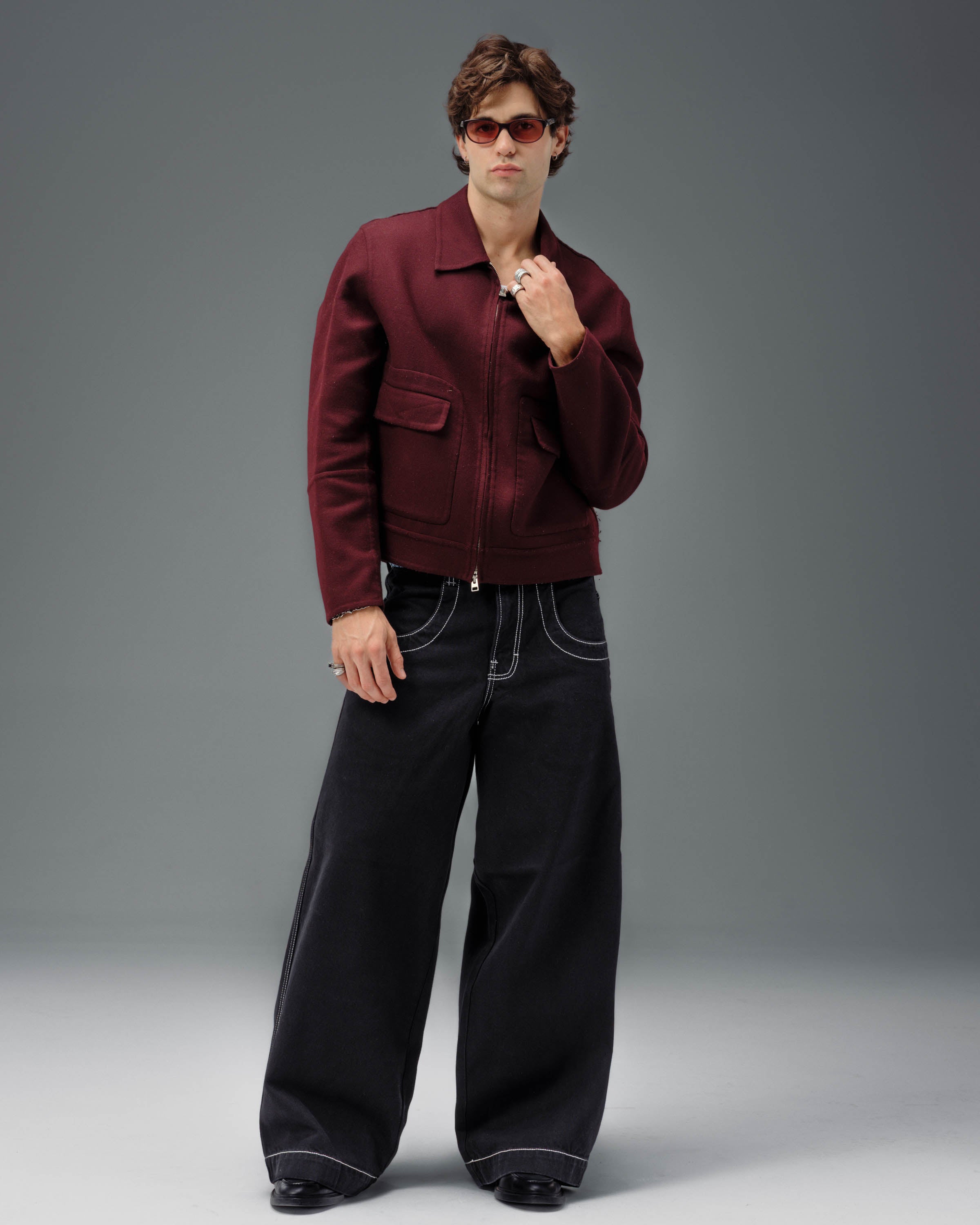 101 Twin Cannon Jeans. 26” Wide Leg. Jet Black. – JNCO Los Angeles