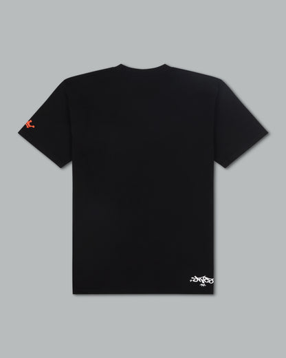 Tribal Dragon Tee. Black.