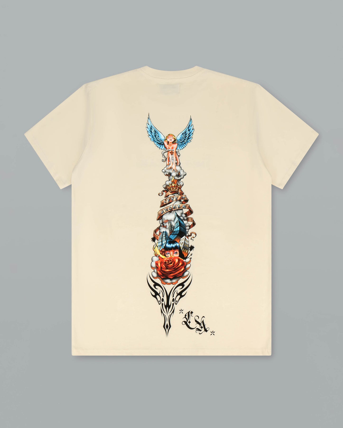 City of Angels Tee. Ecru.