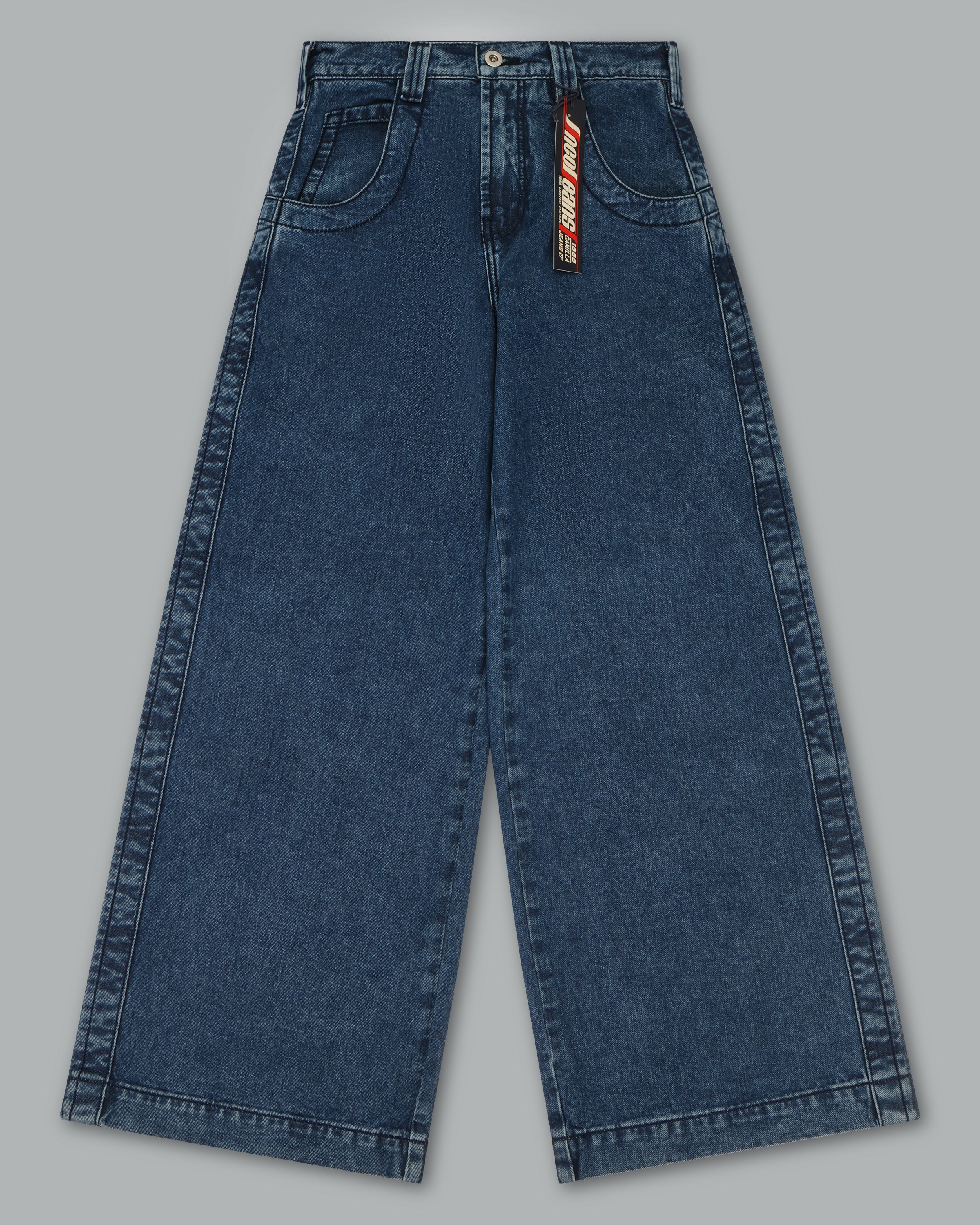 ユミコ The Camilla Jeans. 27” Wide Leg. Dark Stone. – JNCO Los Angeles