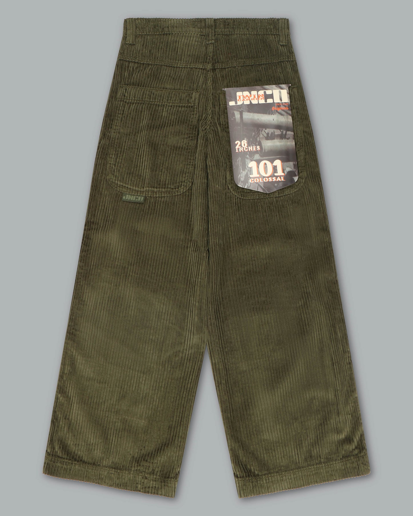 101 Twin Cannon. 26". 4 Wale Corduroy. Moss. NEW
