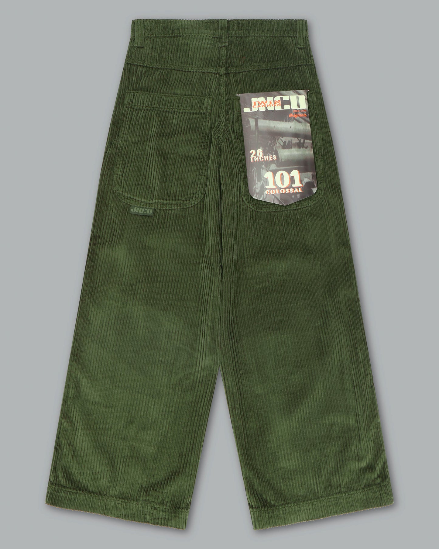 101 Twin Cannon. 26". 4 Wale Corduroy. Moss. NEW