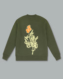"4 The People" Crewneck. Cypress.