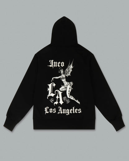 LA Stardust Hoodie. Black.