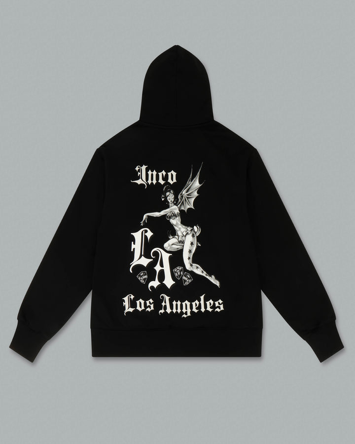 LA Stardust Hoodie. Black.