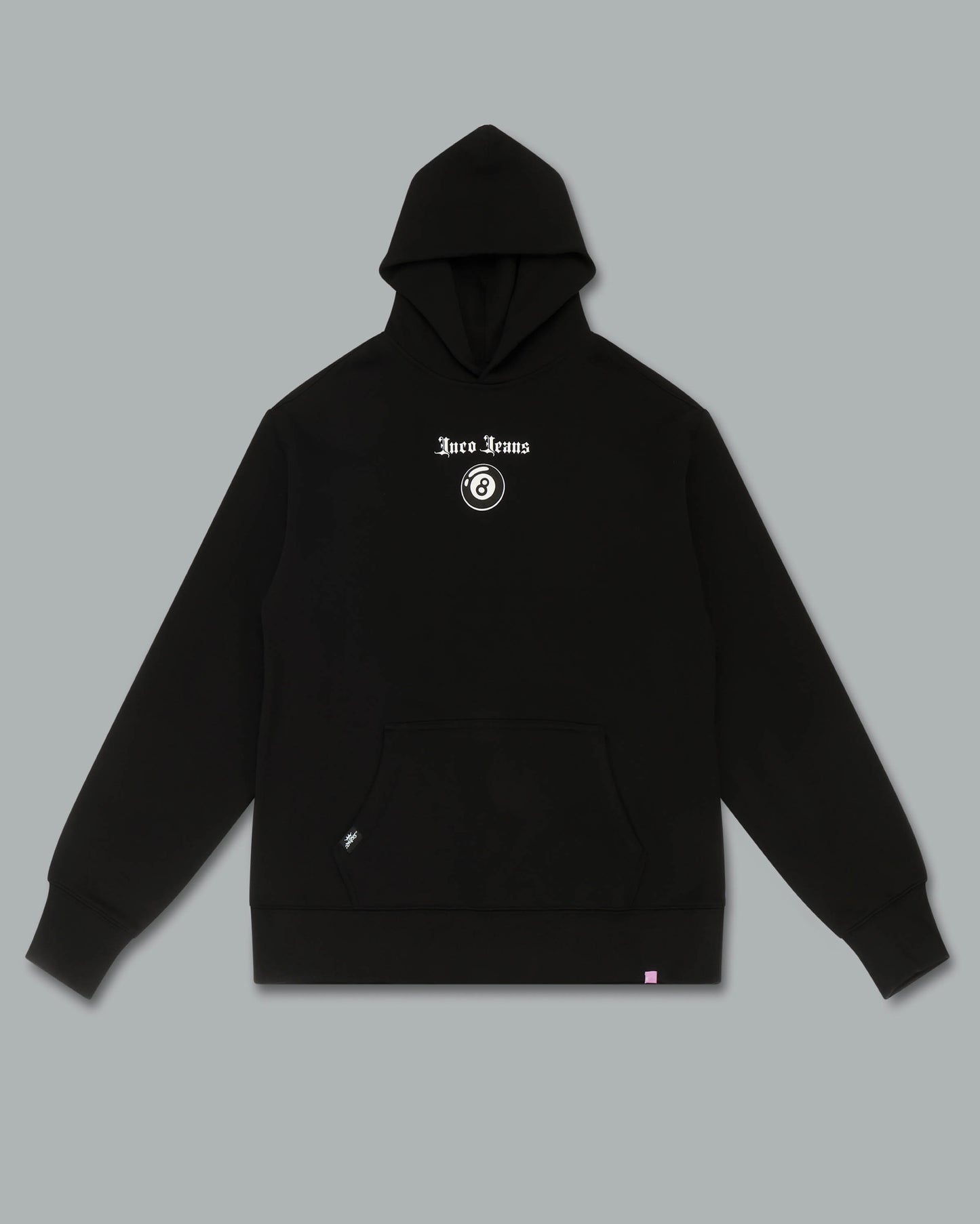 8 Ball Hoodie. Black.