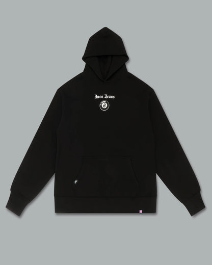 8 Ball Hoodie. Black.
