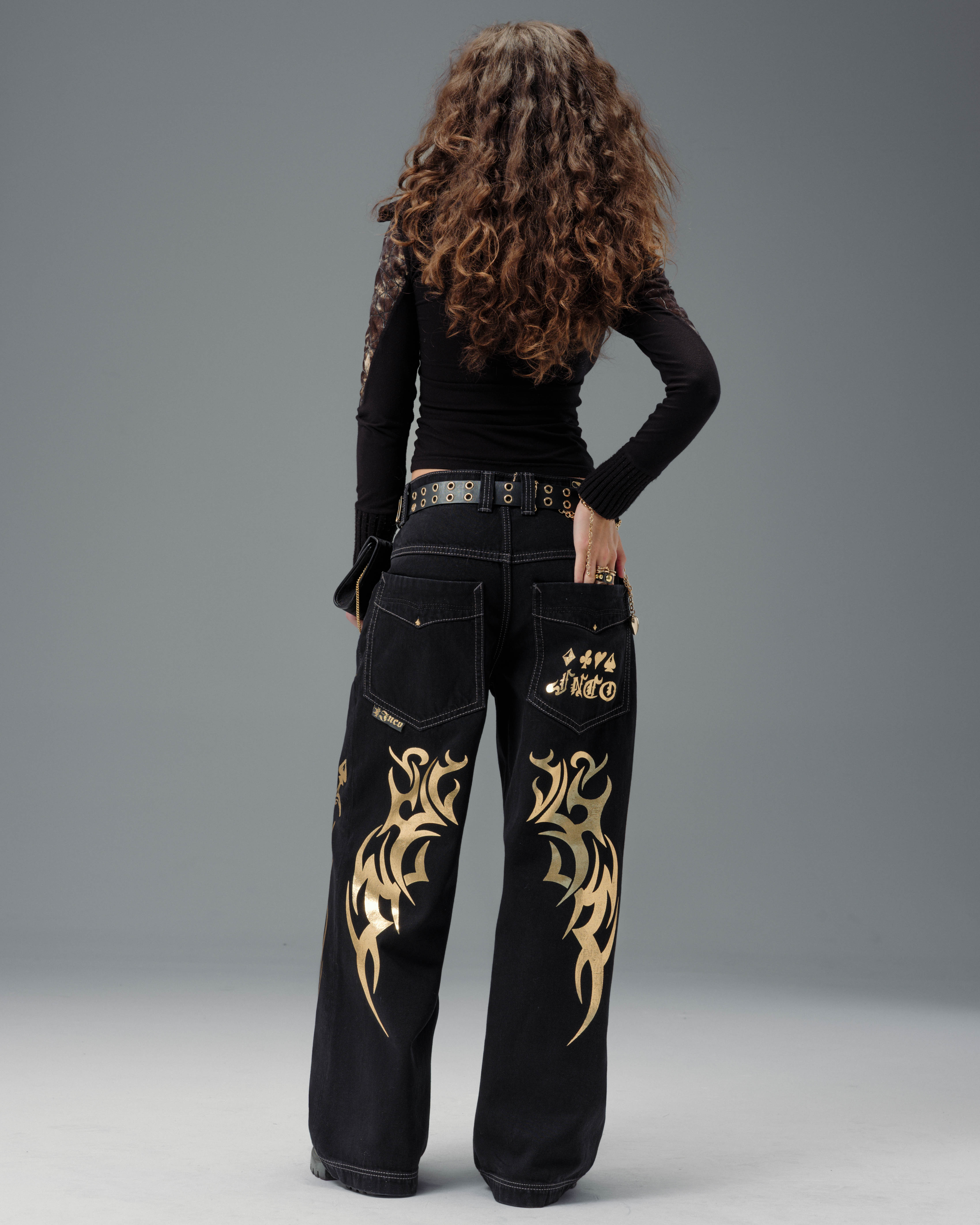 パンツ the gamblers prison straight pants Gambler. 23