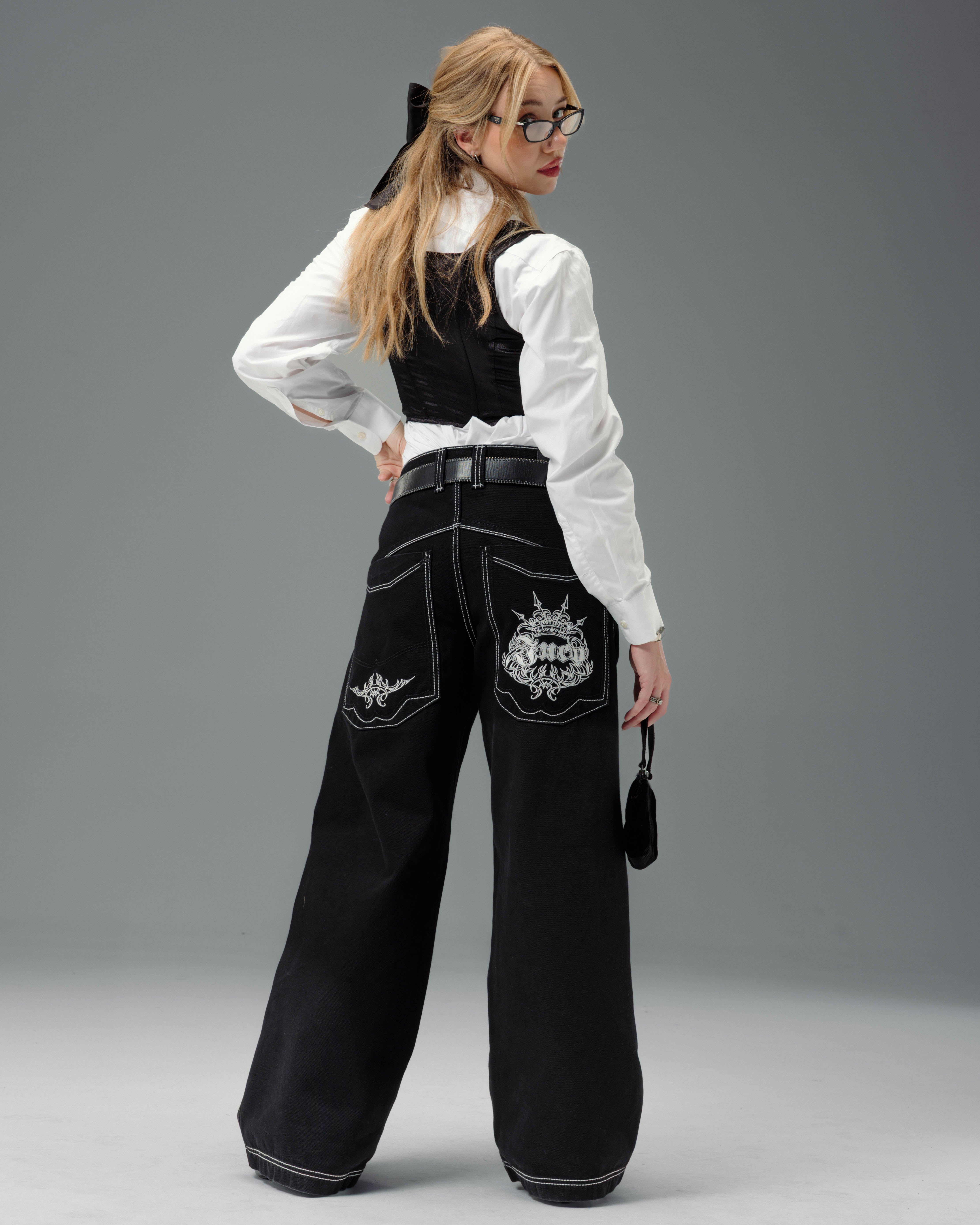 JNCO JEANS ブラック ショートパンツ 179 Pipes Shorts. 14