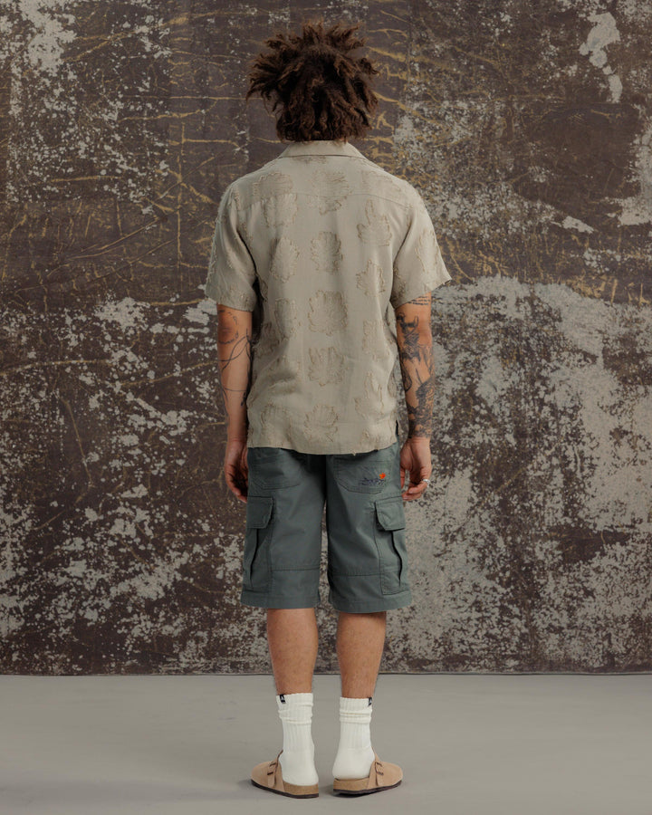 Indicator Cargo Shorts. 14.5” Inseam. Olive.